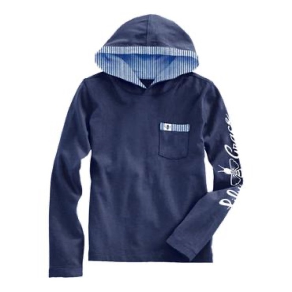 NWT Lily Grace True Navy Hoodie Tee